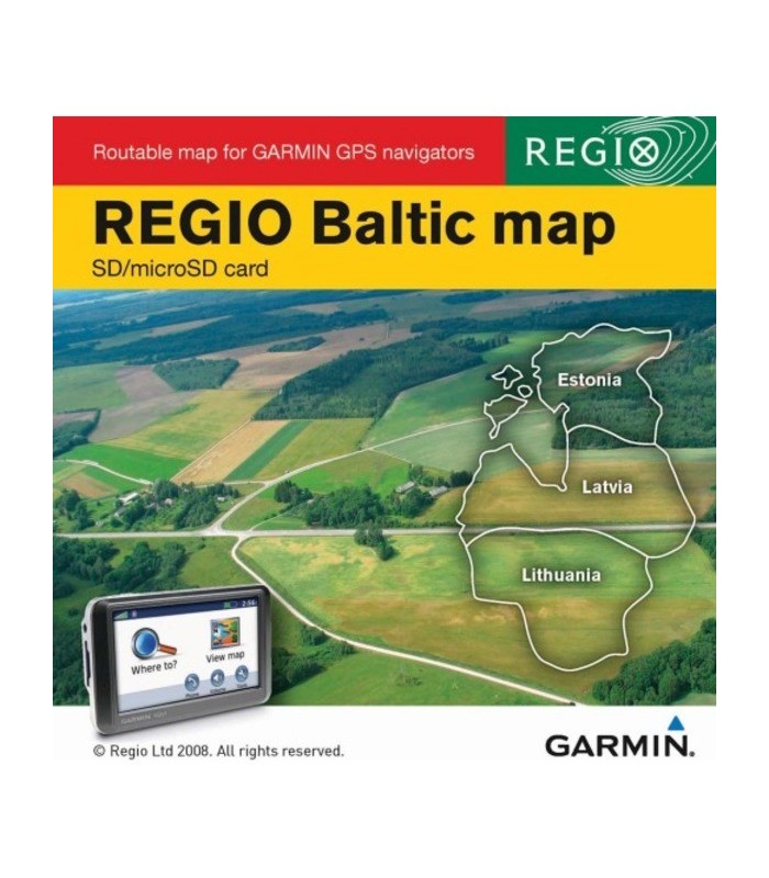 Regio Baltikumi mälukaart