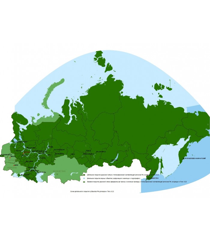 Venemaa Topokaart