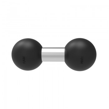 Double 1" ball adapter