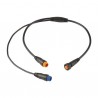 Y-cable (12pin transducer + 8-pin transducer to 12 pin Sounder)